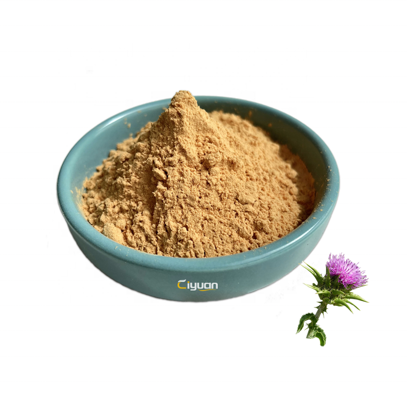 Milk Thistle Extract OEM Capsules Silymarin 20%/80%/90%HPLC/DAB10/ USP29.